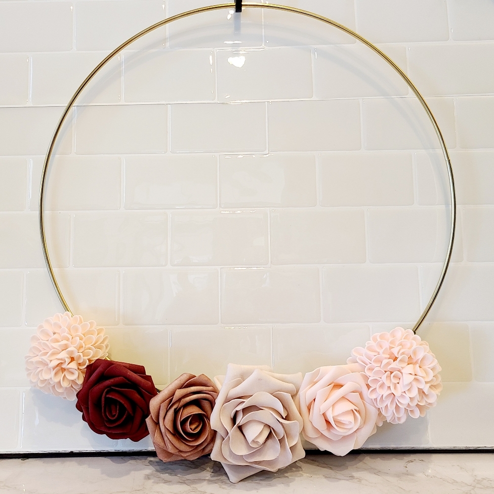 Handmade Floral door hanger
